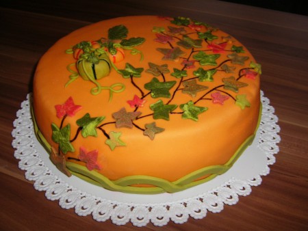 Jeseň-punčová torta